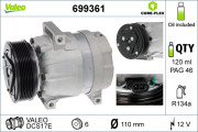699361 Kompresor, klimatizace VALEO CORE-FLEX VALEO