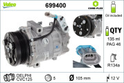 699400 Kompresor, klimatizace VALEO CORE-FLEX VALEO