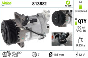 813882 Kompresor, klimatizace VALEO RE-GEN REMANUFACTURED VALEO