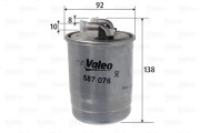 587076 Palivový filtr VALEO