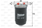 587512 Palivový filtr VALEO
