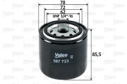 587723 Palivový filtr VALEO