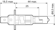 032003 VALEO Žárovka H1 (řada ESSENTIAL) | 12V 55W | 032003 VALEO