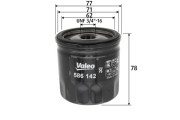 586142 Olejový filtr VALEO