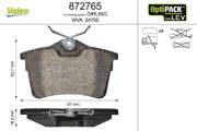 872765 Brzdové destičky OPTIPACK for LCV VALEO