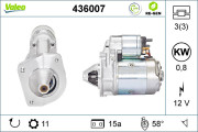 436007 Startér VALEO RE-GEN REMANUFACTURED VALEO