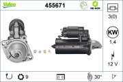 455671 Startér VALEO RE-GEN REMANUFACTURED VALEO