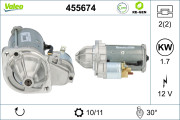 455674 Startér VALEO RE-GEN REMANUFACTURED VALEO