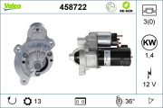 458722 Startér VALEO RE-GEN REMANUFACTURED VALEO