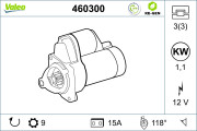 460300 Startér VALEO RE-GEN REMANUFACTURED VALEO