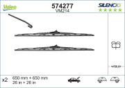 574277 List stěrače SILENCIO CONVENTIONAL SET VALEO