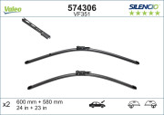 574306 stěrače VALEO SILENCIO X-TRM (sada 2 ks) (600+580 mm) 574306 VALEO