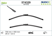 574329 stěrače VALEO SILENCIO X-TRM (sada 2 ks) (700+550 mm) 574329 VALEO