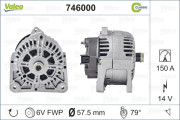 746000 generátor REMANUFACTURED CLASSIC VALEO