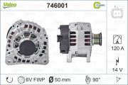 746001 generátor REMANUFACTURED CLASSIC VALEO