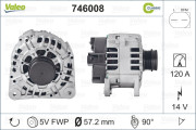 746008 generátor REMANUFACTURED CLASSIC VALEO