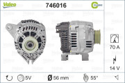 746016 generátor REMANUFACTURED CLASSIC VALEO