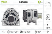 746020 generátor REMANUFACTURED CLASSIC VALEO