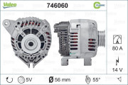 746060 generátor REMANUFACTURED CLASSIC VALEO