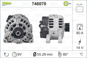 746070 generátor REMANUFACTURED CLASSIC VALEO