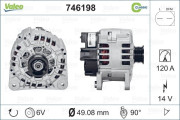 746198 generátor REMANUFACTURED CLASSIC VALEO