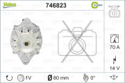 746823 generátor REMANUFACTURED RCB VALEO