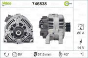 746838 generátor REMANUFACTURED RCB VALEO