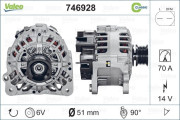 746928 generátor REMANUFACTURED RCB VALEO