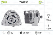 746958 generátor REMANUFACTURED RCB VALEO