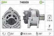 746959 generátor REMANUFACTURED RCB VALEO
