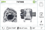 747006 generátor REMANUFACTURED CLASSIC VALEO