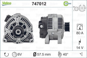 747012 generátor REMANUFACTURED CLASSIC VALEO