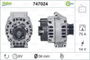 747024 generátor REMANUFACTURED CLASSIC VALEO