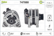 747888 generátor REMANUFACTURED RCB VALEO