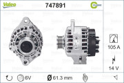747891 generátor REMANUFACTURED RCB VALEO