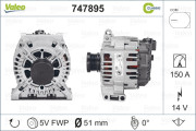 747895 generátor REMANUFACTURED RCB VALEO