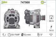 747900 generátor REMANUFACTURED RCB VALEO