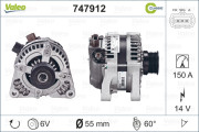 747912 generátor REMANUFACTURED RCB VALEO