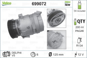 699072 Kompresor, klimatizace VALEO CORE-FLEX VALEO