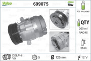 699075 Kompresor, klimatizace VALEO CORE-FLEX VALEO