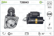 726043 Startér REMANUFACTURED CLASSIC VALEO