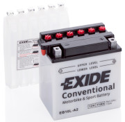 EB10L-A2 EXIDE Motobaterie YB10L-A2 / 12V / 11Ah / 130A (Bike Conventional) | EB10L-A2 EXIDE