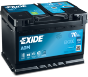 EK700 startovací baterie Start-Stop AGM EXIDE