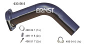 033565 Výfuková trubka ERNST