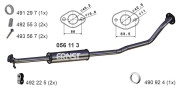 056113 Střední tlumič výfuku ERNST