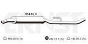 514002 Střední tlumič výfuku ERNST