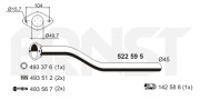 522595 Výfuková trubka ERNST
