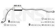 680066 Střední tlumič výfuku ERNST