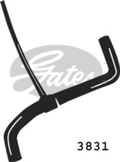 3831 Hadice chladiče GATES