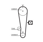 5284XS ozubený řemen Micro-V® ESTART™ GATES